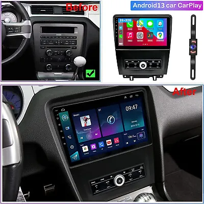 Android 13.0 Carplay For 2010-2014 Ford Mustang Car Stereo Radio 10.1'' Gps Navi • $226.04