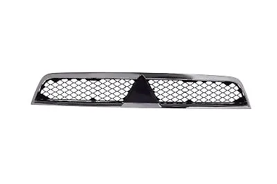 Chrome Grille W/Black Insert Assembly Replacement For 08-15 Mitsubishi Lancer • $36.61