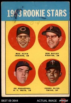 1963 Topps #228 Tony Oliva Rookie Stars 1 - POOR B63T 09 3644 • $35.50