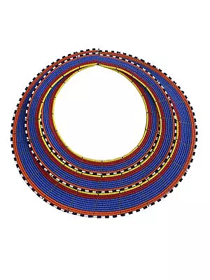 Genuine Maasai Tribal Beaded Necklaces - 3 Collars Creating One Piece • $85