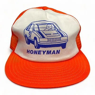 Vintage HONEYMAN Racing Snapback Trucker Hat Cap Fox Body Mustang Mercury Capri • $83.96