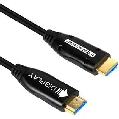 TESmart HDMI Cable 4K 60Hz 20m HDMI 2.0 Fiber Optic Ultra HD High Speed HDMI UHD • £39.99