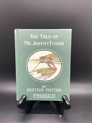 Vintage The Tale Of Mr. Jeremy Fisher By Beatrix Potter Copyright Renewed 1934 • $15.99