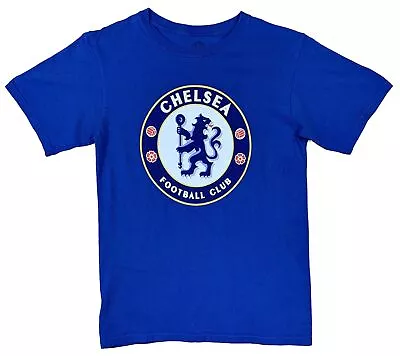 Chelsea Football Club West London UK Soccer Team Shirt Size Small Blue Very Good • $13