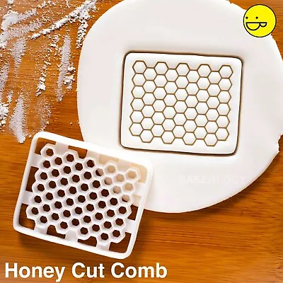£12.51 • Buy Honey Cut Comb Cookie Cutter |hexagon Geometry Bee Beehive Honeycomb Pot Summer 