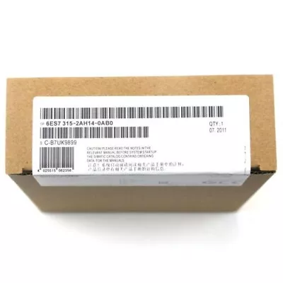 New Siemens 6ES7315-2AH14-0AB0 6ES7 315-2AH14-0AB0 SIMATIC S7-300 CPU 315-2DP • $552.79