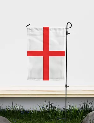 Saint George Cross Garden Flag | Size 12x18  Double Sided | Made In EU • £17.95