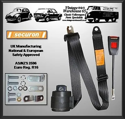 Mg Mgb Roadster Front Automatic 3 Point Seat Belt Kit • $321.57