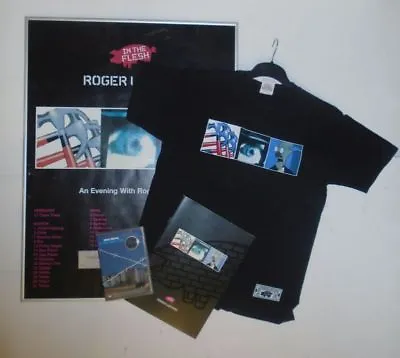 £119.99 • Buy Roger Waters In The Flesh Tour Framed Poster/T-Shirt/Programme/DVD Pink Floyd
