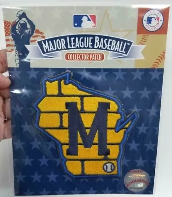 Official Milwaukee Brewers 2020 Patch MLB Baseball Jersey Wisconsin State Sew On • $14.95