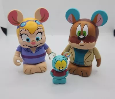 DISNEY 3  VINYLMATION DISNEY AFTERNOON #2 RESCUE RANGERS W/ Bonus ZIPPER LE 1500 • $49.99