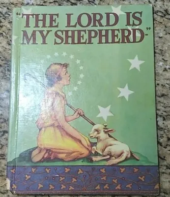 Antique 1943 McLoughlin Bros. Inc. Springfield MA Lord Is My Shepherd Christian • $6.99