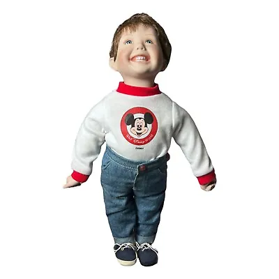 Ashton Drake Walt Disney World Boy Porcelain Kid Doll Mickey Mouse Shirt • $23.99