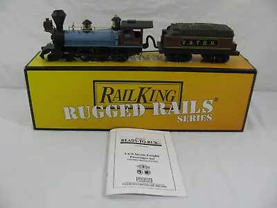 MTH Rail King Virginia Truckee 4-6-0 10 Wheeler Steam Engine #30-4140-1E Read! • $299.99