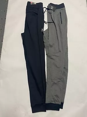 Under Armour  Jogger Pants Mens Zip Pocket Drawstring + Sizes And Colors • $17.99