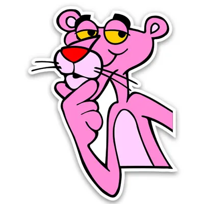 Pink Panther Vynil Car Sticker Decal - Select Size • $3.49