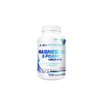 Allnutrition MAGNESIUM 5 FORMS + B6 (P-5-P) 100 Capsules • £8.54