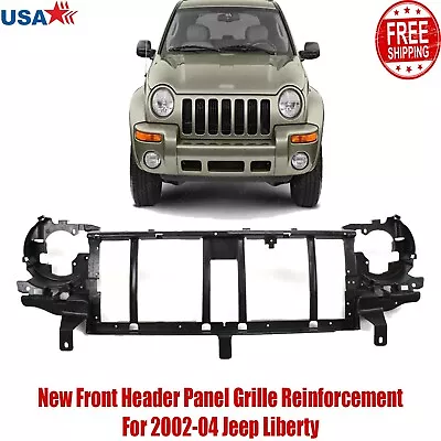 New Front Header Panel Grille Reinforcement For 2002-2004 Jeep Liberty • $99.46