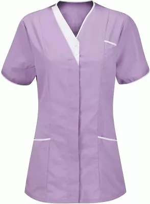 Nursing Healthcare Tunic Dentist Hospitality Carers Therapist Maid Nurse Uniform • £12.89