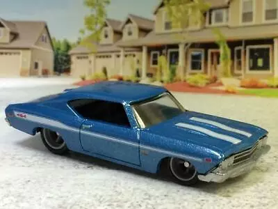 Resto Mod 1969 Chevrolet Chevelle SS 454 V-8 Muscle 1/64 Scale Limited Edit SS6 • $13.99