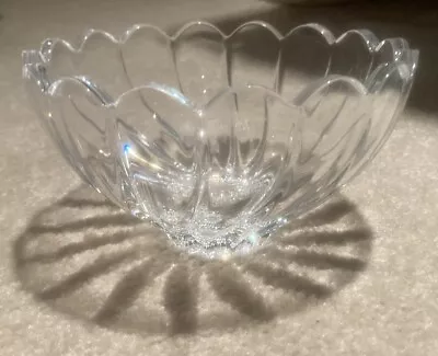 Mikasa Crystal 10” Peppermint Serving Bowl Heavy Leaded Crystal • $56
