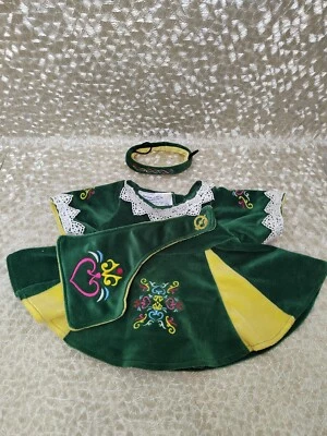£19.99 • Buy Build A Bear, Irish Dancing Outfit, Dress, Headband 