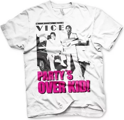 Miami Vice Party's Over Kid T-Shirt White • £21.42