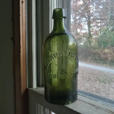 Kissingen Water Hanbury Smith Pretty Green 1870 Drippy Lip Mineral Water Bottle • $60