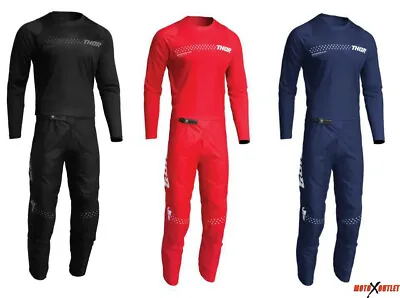 Thor Sector Minimal Motocross Adult Pant & Jersey Combo MX 2023 Dirt Bike Gear • $79.90