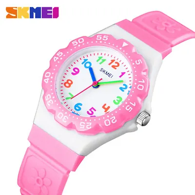 Skmei Kids Boys Girls Children First Watch Easy Tell Time Learning Wristwatch  • £9.77