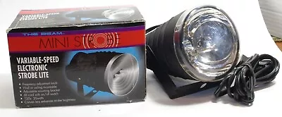 Mini Strobe Light Round With Variable Speed Electronic Open Box Works Great • $7.99