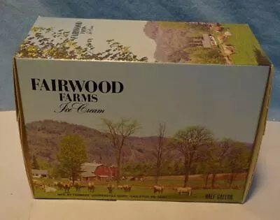 ** Vintage - FAIRFIELD ICE CREAM Box Container - Gallon Size - FARMERS Co-Op NOS • $11.11