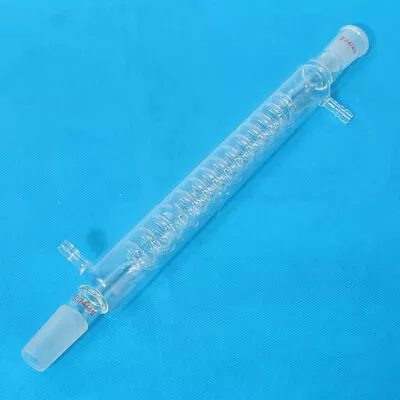 24/40 Joint Glass Graham Condenser Lab Chemistry Coil Condensor 300mm Glassware • $28.99