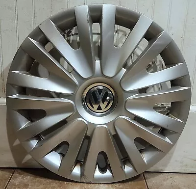 (1) OEM 2010-2014 Volkswagen VW Golf 15  Hubcap Wheel Cover #0B Pn 5K0.601.147 H • $44.99