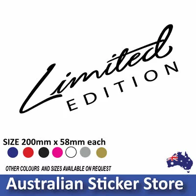 Limited Edition Car Sticker Decal JDM Drift Car Ute 4x4  • $5.95