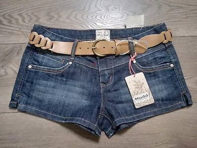 Vintage Mudd Jeans Y2K Junior's Size 5 Denim Shorts NWT • $15