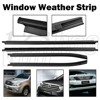 $34 • Buy 05-15 Fit Toyota Hilux Double Cab Window Glass Seals Rubber Window Weather Strip