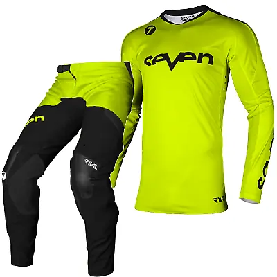 New 23 Youth Seven Race Kit Suit Rival Staple Yellow Mx Motocross Jr Cheap Boys • $87.09