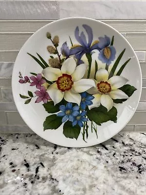 Kaiser Hanging Floral Collectors Plate Germany Peony’s Yellow Flowers 7.75  • $8.01