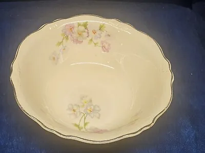 Antique 1930's Homer Laughlin  Fluffy Rose 1  Virginia Rose Round Serving Bowl  • $13.99