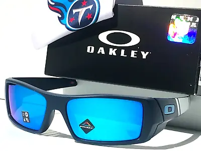 NFL Oakley Gascan TEN TITANS Matte Navy PRIZM Sapphire Lens Sunglass 9014-B2 • $128.87