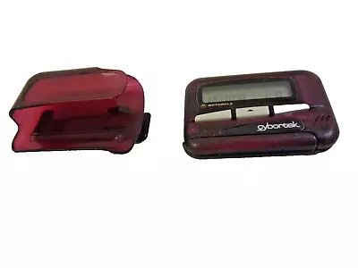 Vintage Motorola  Pager Bravo Express Marron See Through Case W Holster 152.480 • $24.49