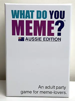 $29.95 • Buy What Do You Meme? Aussie Edition Card Game, Adult Party Game, GC