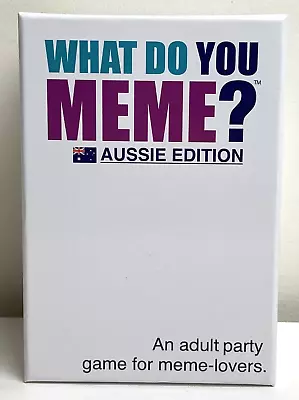 What Do You Meme? Aussie Edition Card Game Adult Party Game GC • $19.95