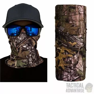 Realtree Camouflage Snood Scarf Bandanna Face Head Neck Mask Tube Balaclava Camo • £5.95