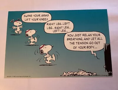 Snoopy Friend Poster Club Argus Vintage School Poster Exercise • $29.99