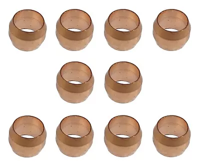 £3.59 • Buy 6mm Copper Olives (10 Pack) For Compression Plumbing Fittings