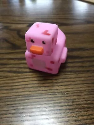 Pink Minecraft Rubber Duck 2  Rinco Pixelated Floating Bath Toy JEEP • $8.50