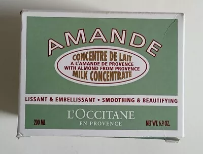 L'occitane ALMOND Milk Concentrate 200 Ml SEALED  • £27.50