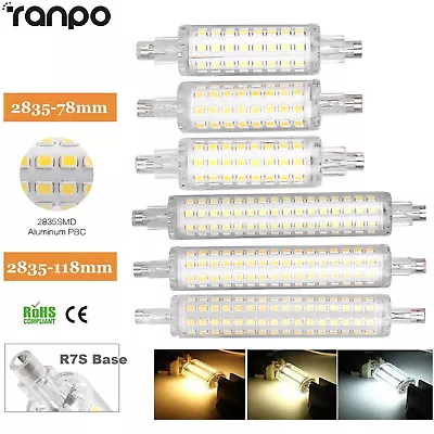 R7S LED 78mm 118mm Floodlight Corn Bulb 2835 SMD 12W 16W Waterproof IP65 Lamps • £3.78